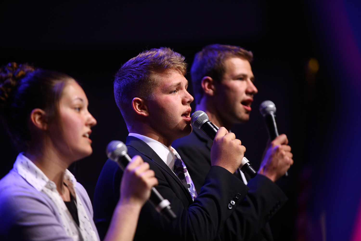 Singing group at convention