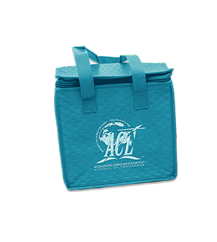A.C.E. Logo Lunch Tote, Teal